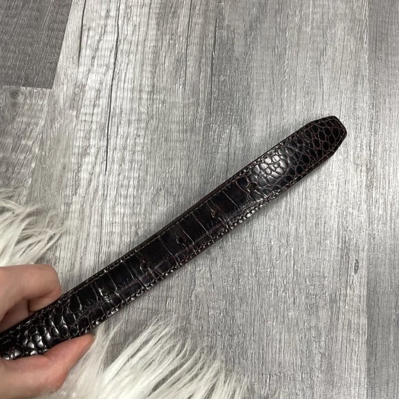 𝅺brighton Golf Belt Brown Leather Made in The USA ML 32 - Picture 7 of 9